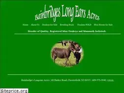 Sites similar to bainbridgeslongearsacres.com