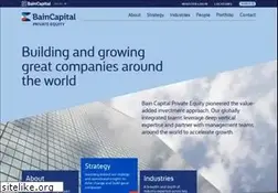 Sites similar to baincapitalprivateequity.com