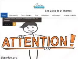 Sites similar to bains-saint-thomas.fr