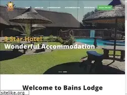 Sites similar to bainslodge.co.za