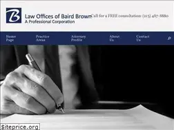 Sites similar to bairdbrownlaw.com