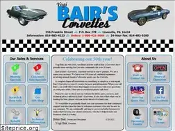 Sites similar to bairscorvette.com