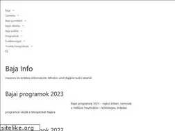 Sites similar to bajainfo.hu