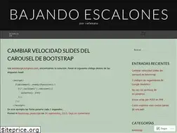 Sites similar to bajandoescalones.wordpress.com
