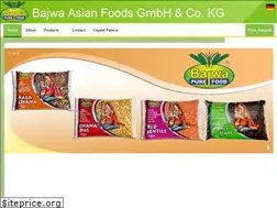 Sites similar to bajwa-asian-foods.de