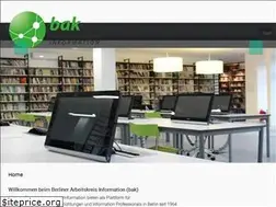 Sites similar to bak-information.de