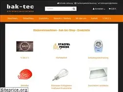 Sites similar to bak-tec-shop.de