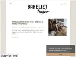 Sites similar to bakelietkaffee.com
