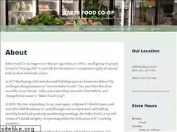 Sites similar to bakerfoodcoop.org