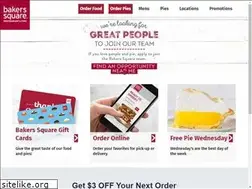 Sites similar to bakerssquarerestaurants.com
