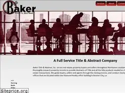 Sites similar to bakertitleabstract.com