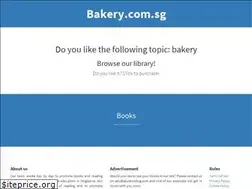 Sites similar to bakery.com.sg