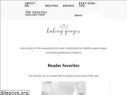 Sites similar to baking-ginger.com