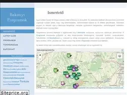 Sites similar to bakonyiprogramok.hu