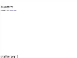 Sites similar to bakucity.ws