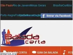 Sites similar to baladacerta.com.br