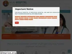 Sites similar to balajihospital.com