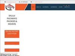 Sites similar to balajipackways.com