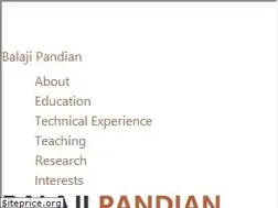 Sites similar to balajipandian.com