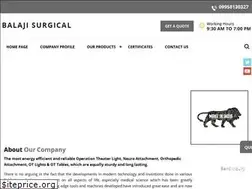 Sites similar to balajisurgical.com
