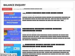 Sites similar to balanceenquiry.in