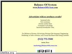 Sites similar to balanceofsystem.com