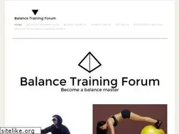 Sites similar to balancetrainingforum.com