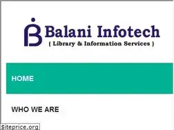 Sites similar to balaniinfotech.com