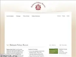 Sites similar to balarampalace.com