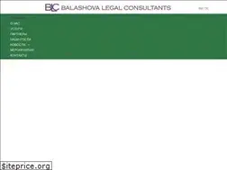 Sites similar to balashova-legal.com
