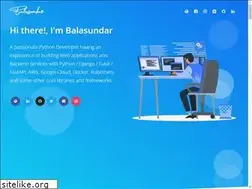 Sites similar to balasundar.com