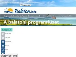 Sites similar to balaton.info