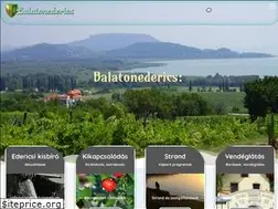 Sites similar to balatonederics.hu