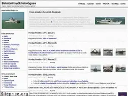 Sites similar to balatonihajok.hu