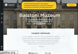 Sites similar to balatonimuzeum.hu