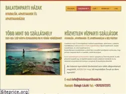 Sites similar to balatonpartihazak.hu