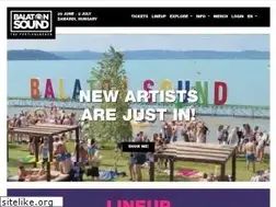Sites similar to balatonsound.com