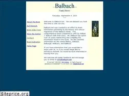 Sites similar to balbach.net