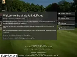 Sites similar to balbirniegolf.com