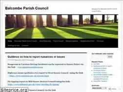 Sites similar to balcombeparishcouncil.com