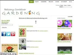 Sites similar to balconycontainergardening.com