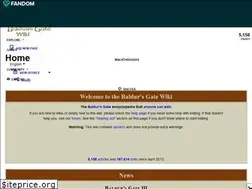 Sites similar to baldursgate.fandom.com