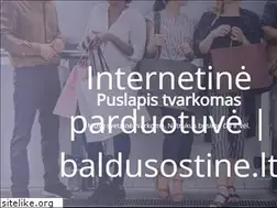 Sites similar to baldusostine.lt