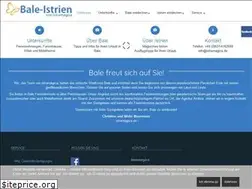 Sites similar to bale-istrien.de
