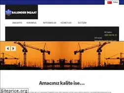 Sites similar to balenderinsaat.com