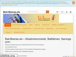 Sites similar to bali-boerse.de
