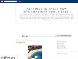 Sites similar to bali-new-informations.blogspot.com