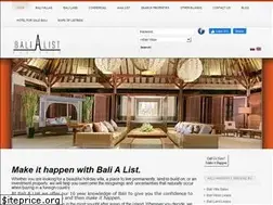 Sites similar to balialist.com
