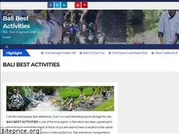 Sites similar to balibestactivities.com