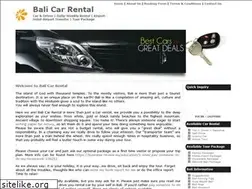 Sites similar to balicarrentalsite.com